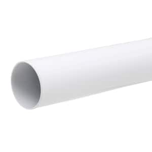 72 in. W White Heavy-Duty Steel Closet Rod