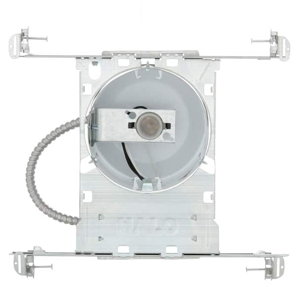 6 in. Non-IC Rated New Construction Recessed Housing Lighting for Shallow Ceiling