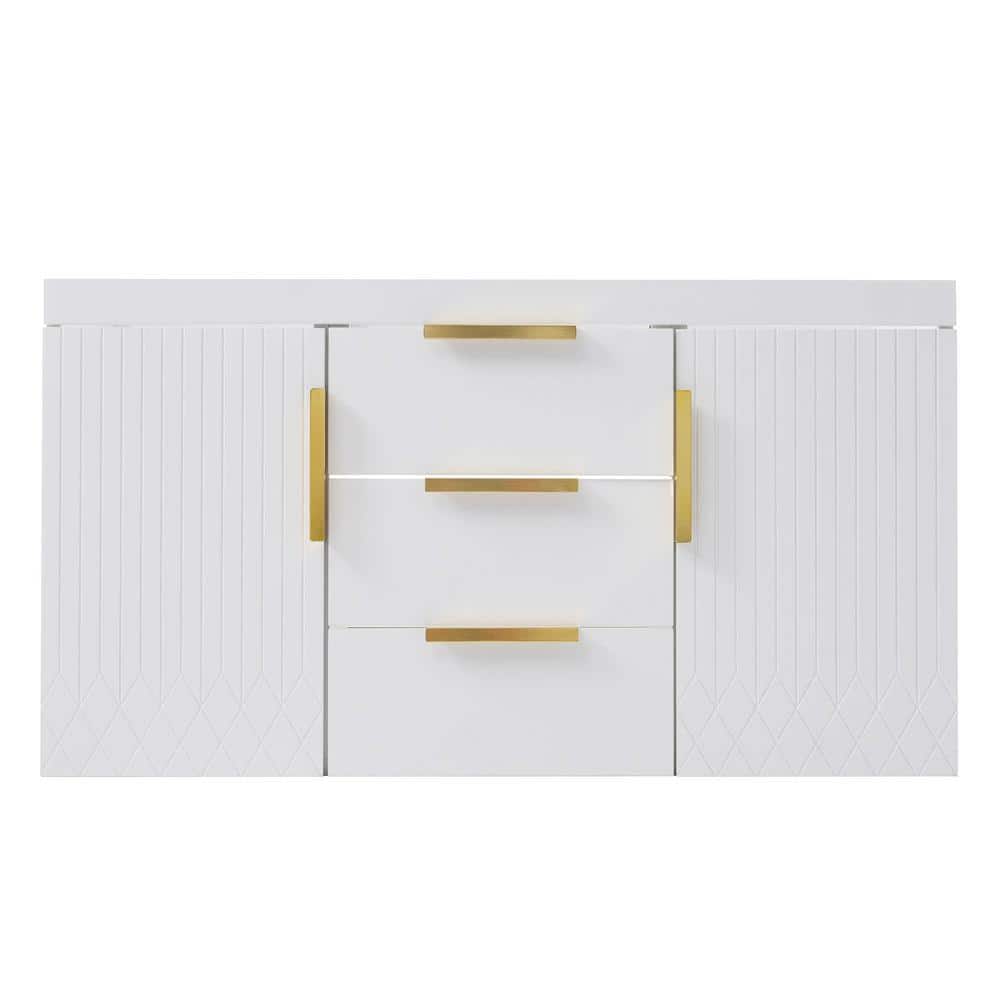 35.5 in. W x 17.9 in. D x 19.3 in. H Wall Mounted Bath Vanity Cabinet witho