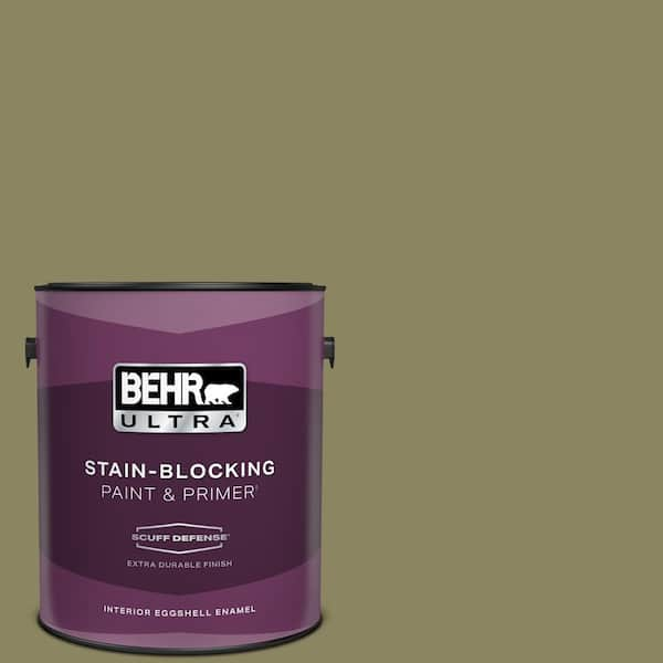 BEHR ULTRA 1 gal. #S350-5 Green Scene Extra Durable Eggshell Enamel Interior Paint & Primer