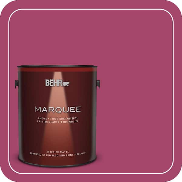 BEHR MARQUEE 1 gal. Home Decorators Collection #HDC-SM14-1 Fuschia Flair Matte Interior Paint & Primer