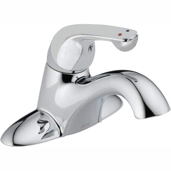 Delta Commercial 4 in. Centerset Single-Handle Bathroom Faucet in Chrome