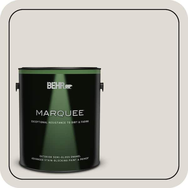 BEHR MARQUEE 1 gal. #T13-2 Empire Porcelain Semi-Gloss Enamel Exterior Paint & Primer