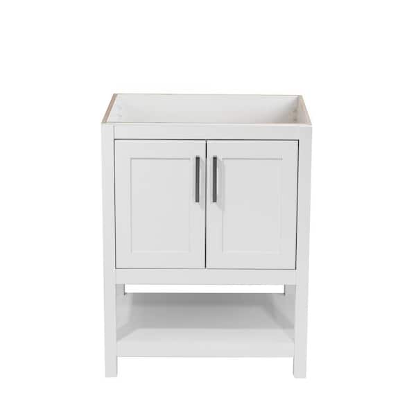 Tufino 25 in. W x 19 in. D Bath Vanity Cabinet Only in White