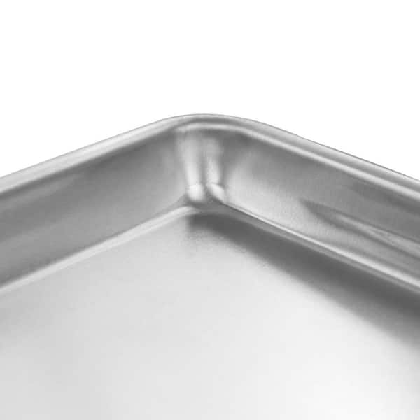 Doughmakers Grand Cookie Sheet Commercial Grade Aluminum Bake Pan 14 x  17.5,Silver