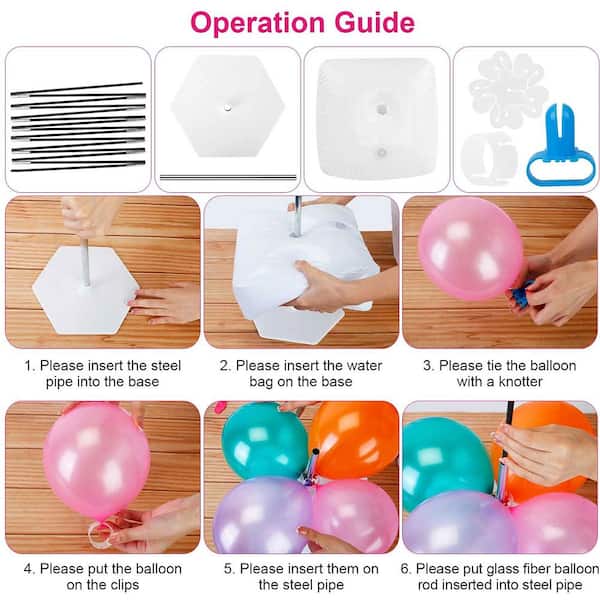 Balloon Stand Kit Table Balloon Stand Holder Balloon - Temu United Kingdom
