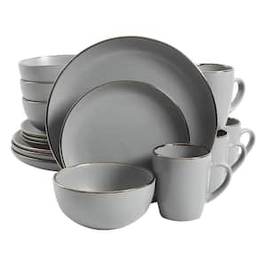 16-Piece Rockaway Round Stoneware Dinnerware (Service for 4)