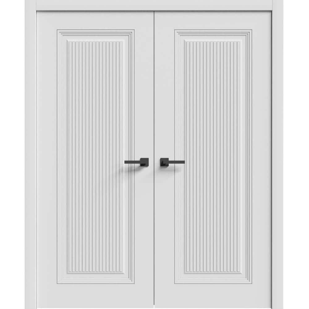 Sartodoors 7888 72 in. x 96 in. Sold Core White Enamel Color Wood