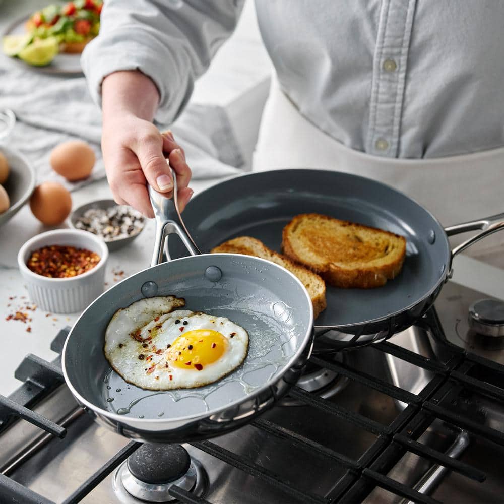 Valencia Pro Stainless Steel 10-Piece Nonstick Cookware Set
