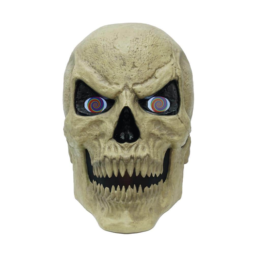 Home Accents Holiday Standard Skelly Scary Head 24SV24254 The Home Depot