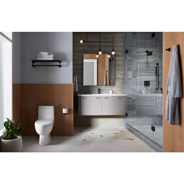 Parallel 4-Bar Hotelier Towel Rack in Matte Black