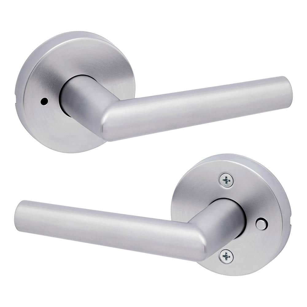 Milan Satin Chrome Round Bed/Bath Reversible Door Handle price history on PriceWatchPro