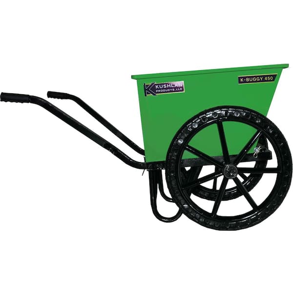 KUSHLAN 4.5 cu. ft. Steel Bucket Concrete Buggy K-B450 - The Home Depot