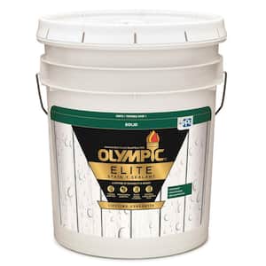 Elite 5 gal. Base 1 Solid Advanced Exterior Stain and Sealant in One