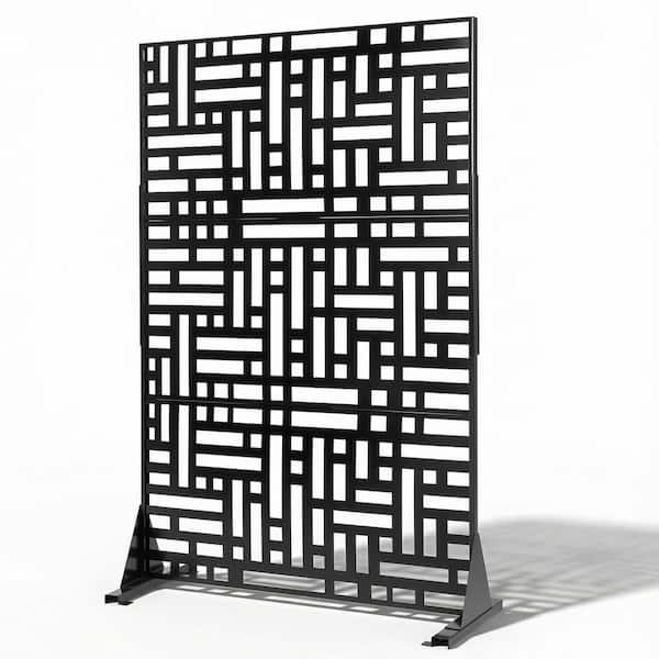 Karl home 47.2 in. L x 19 in. W x 72 in. H Black Iron Outdoor