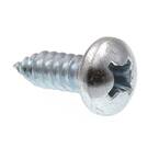 #14 x 3/4 in. Zinc Plated Steel Self-Tapping Pan Head Phillips Drive Sheet Metal Screws (100-Pack)