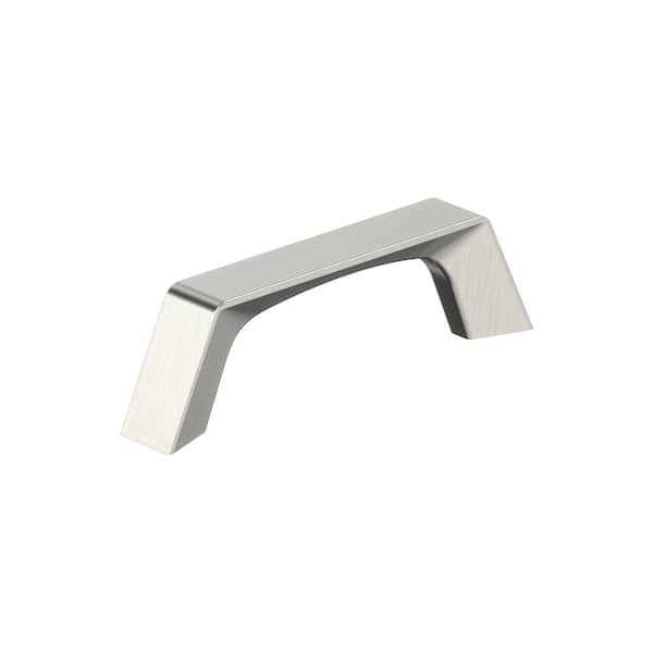Amerock Evolve 3 in. Center-to-Center Modern Satin Nickel Arch Cabinet Pull