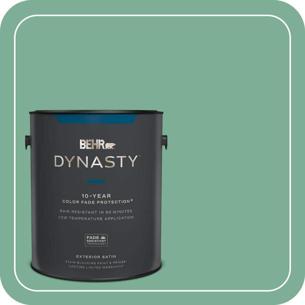 1 gal. #MQ6-12 Nature Green Satin Enamel Exterior Stain-Blocking Paint & Primer price history on PriceWatchPro