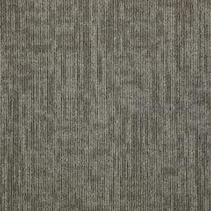 Graphix - Honey Wind - Brown Residential 24 x 24 in. Glue-Down Carpet Tile Square (48 sq. ft.)