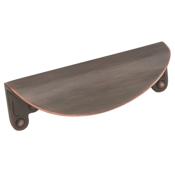 Amerock Inspirations 3 in (76 mm) Oil-Rubbed Bronze Cabinet Cup Pull
