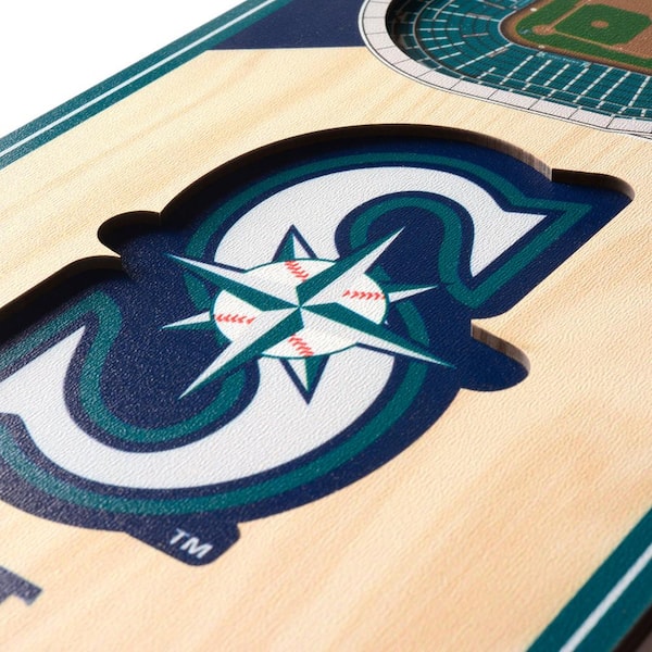 MLB Seattle Mariners 6 in. x 19 in. 3D Stadium Banner-T-Mobile Park