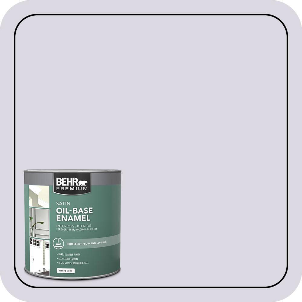 1 qt. #S570-1 Misty Lavender Oil-Based Satin Enamel Interior/Exterior Paint price history on PriceWatchPro