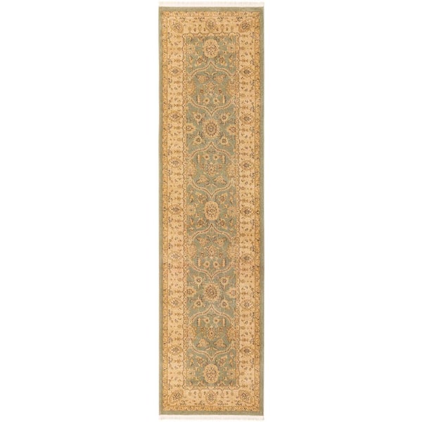Edinburgh Tansy Light Green 2' 7 x 10' 0 Runner Rug