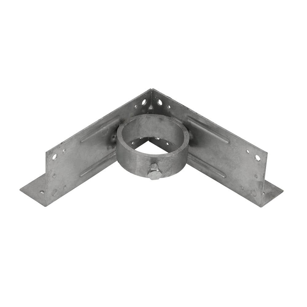 2-3/8 in. Galvanized Steel Chain Link Fence Corner Wood Post Adapter price history on PriceWatchPro