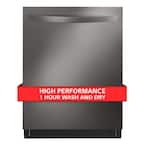 24 in. in PrintProof Black Stainless Steel Top Control Smart Dishwasher with QuadWash Pro, Dynamic Heat Dry