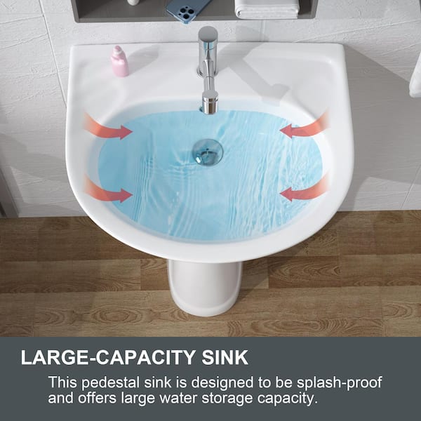 20 Clever Pedestal Sink Storage Design Ideas, DIY