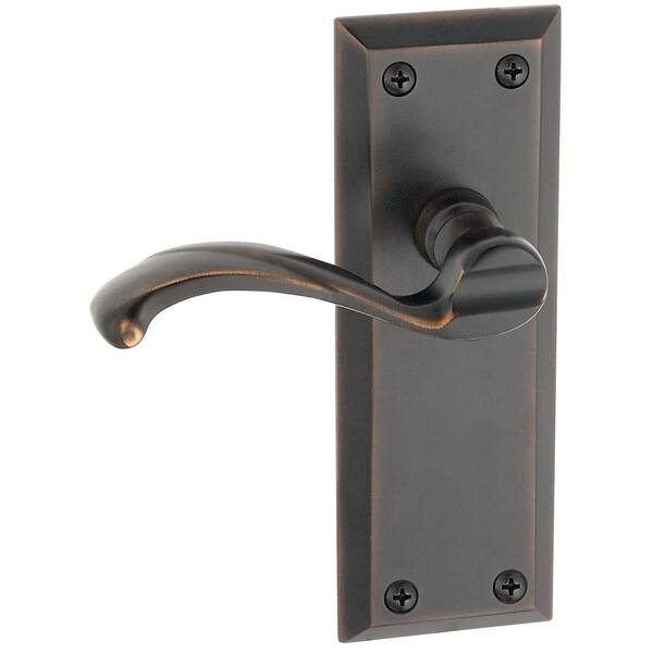 Grandeur Fifth Avenue Timeless Bronze Plate with Dummy Left Handed Portofino Lever