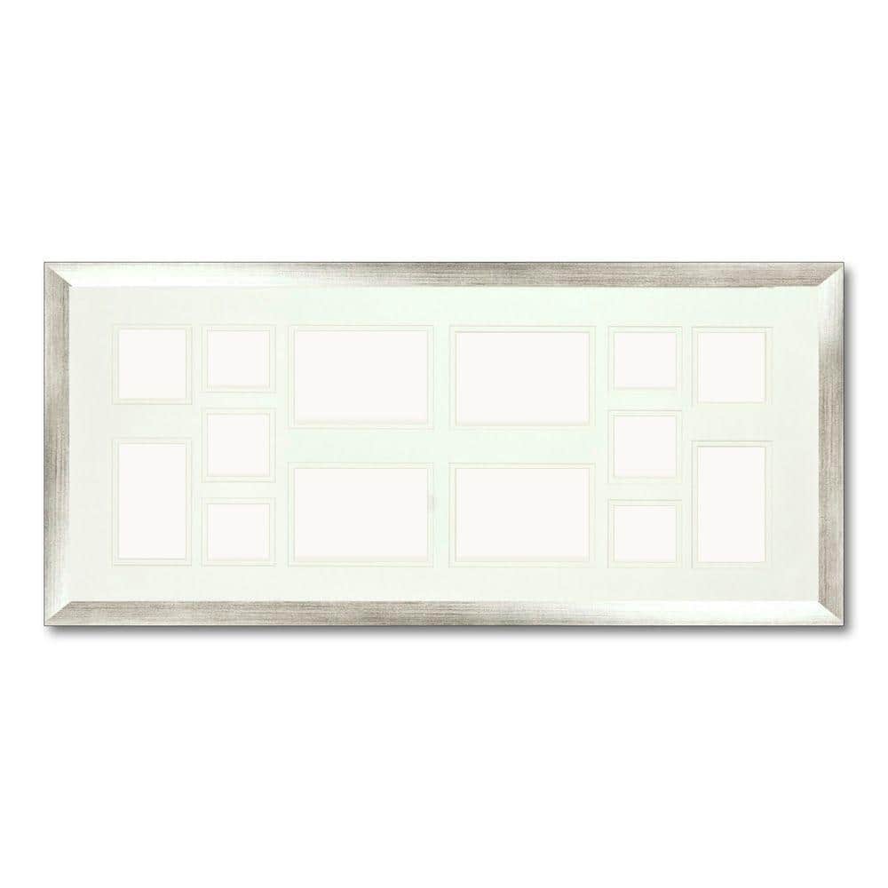 PTM Images 14Opening Holds Multiple Photos Matted Silver Photo Collage