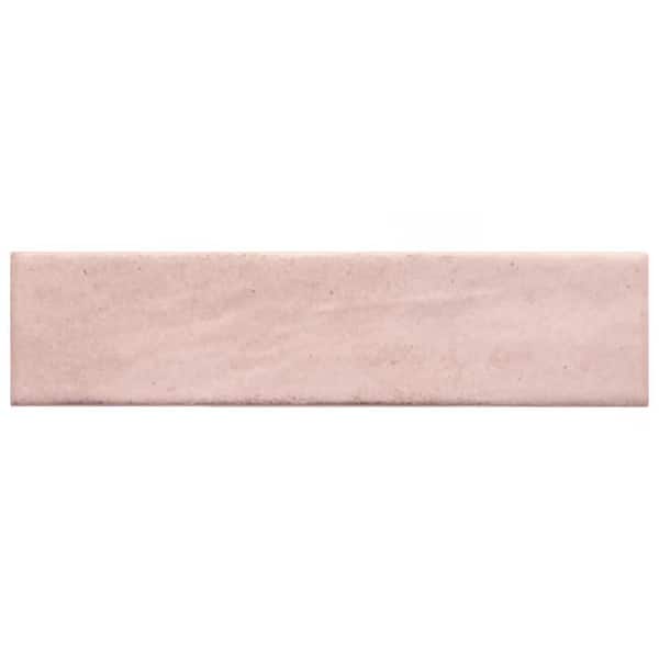 Tribeca Studio Tea Rose 2 in. x 10 in. Porcelain Wall Take Home Tile Sample