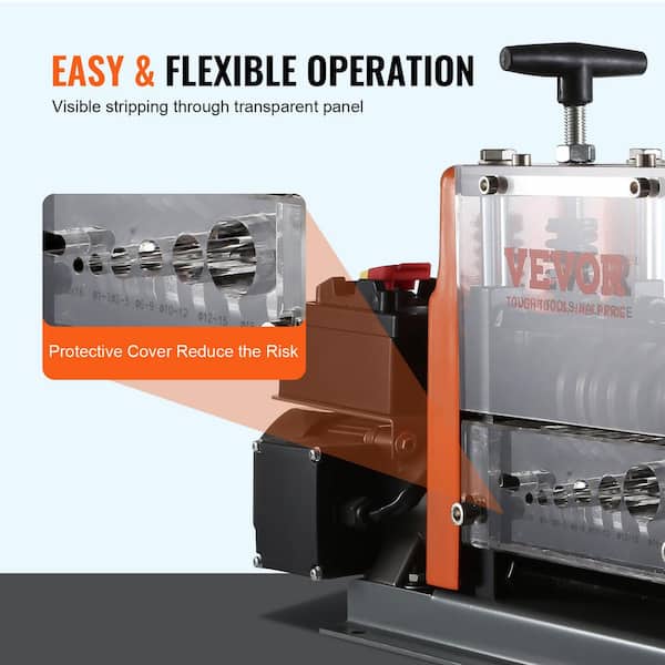VEVOR Automatic Wire Stripping Machine 0.06in. to 1.42in. Electric