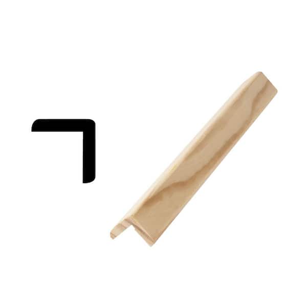 WM 205 - 1-1/8 in. x 1-1/8 in. Solid Pine Outside Corner Molding
