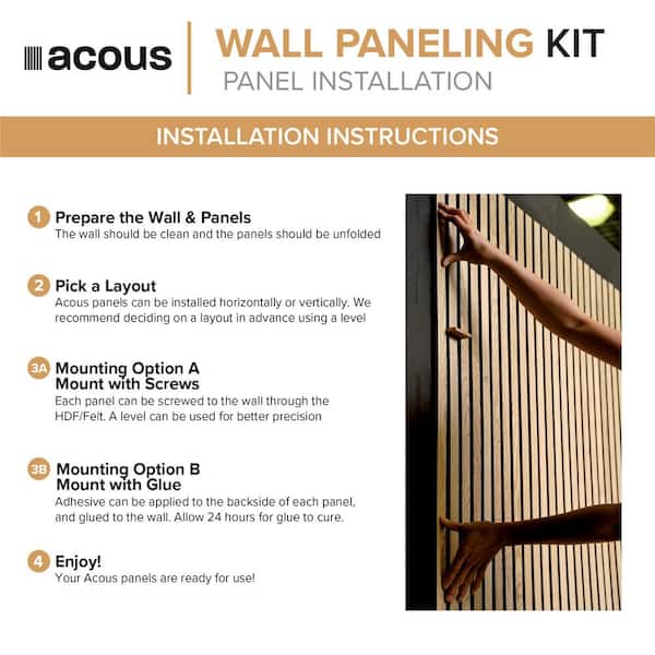 Transolid Acous Fold Compact 0.4 in. x 1 ft. x 8 ft. Tan