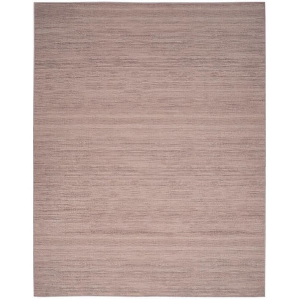 Nourison Washable Essentials Natural 9 ft. x 12 ft. All-over design Contemporary Area Rug