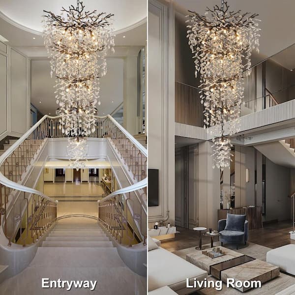 YUYI Modern Chandelier 30 in.18-Lights Black Chandelier for Dining YUYI Modern Chandelier 30 in.18-Lights Black Chandelier for Dining