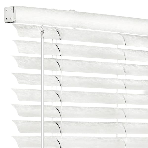 ACHIM GII Luna White Cordless Light Filtering Venetian Blind with