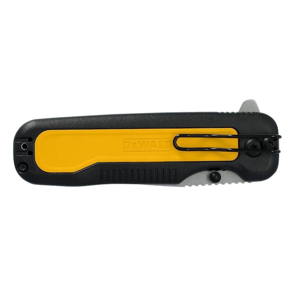 DEWALT Push and Flip Folding Lock-Back Utility Knife and 3.3 in