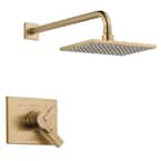 Vero 1-Handle Shower Faucet Trim Kit in Champagne Bronze (Valve Not Included)
