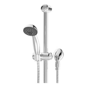 Dia 1-Spray Hand Shower with Slide Bar in Polished Chrome