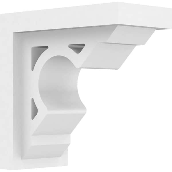 Ekena Millwork 3-1/2 in. W x 7 in. H x 7 in. D Standard Sheridan Architectural Grade PVC Bracket