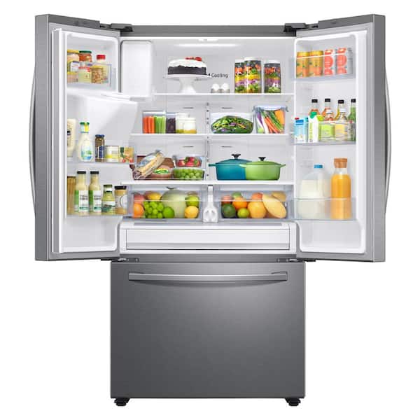 https://images.thdstatic.com/productImages/0732df82-6bff-40c3-822b-5afb8e33c6d4/svn/fingerprint-resistant-stainless-steel-samsung-french-door-refrigerators-rf27t5201sr-40_600.jpg