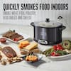 Weston 2-in-1 Indoor Smoker and Slow Cooker - Black and Stainless Steel