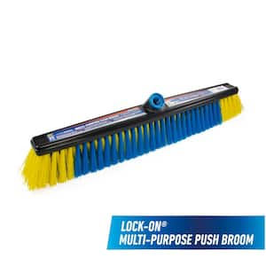 Lock-On 24 in. Multi-Surface Push Broom