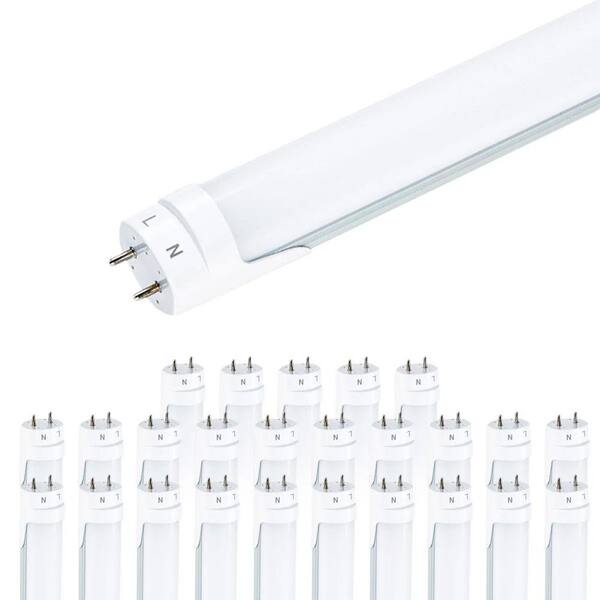 Viribright 18-Watt (32-Watt Equivalent) T8 LED Tube 5000K 4 ft. Cool White Ballast Bypass (125-Pack)