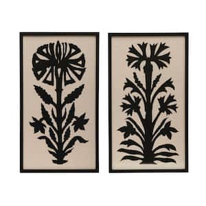 2 Piece Framed Graphic Print Flower Image Nature Art Print 31 in. x 18 in.