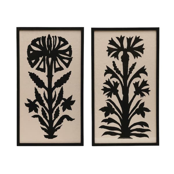 Storied Home 2 Piece Framed Graphic Print Flower Image Nature Art Print 31 in. x 18 in.