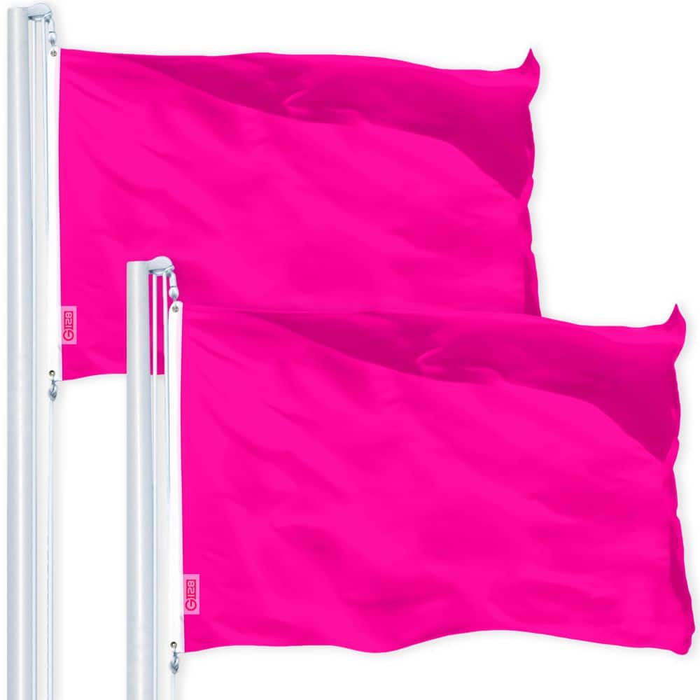 2 Pack Solid Magenta LiteWeave Pro Series Flag 2'x3' Printed 150D Polyester price history on PriceWatchPro